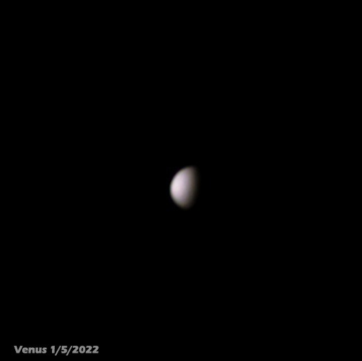 Venus a través del telescopio